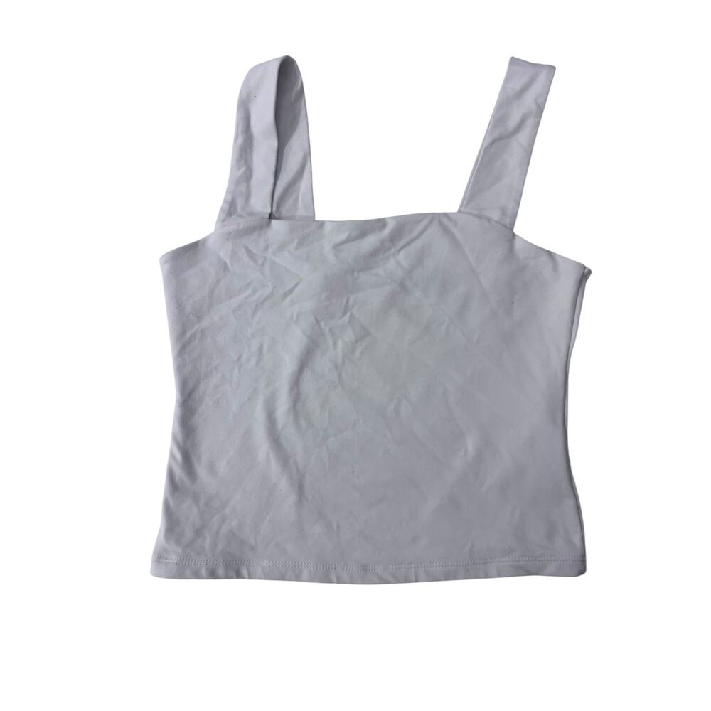 Abercrombie & Fitch Soft White A&F Tank Top